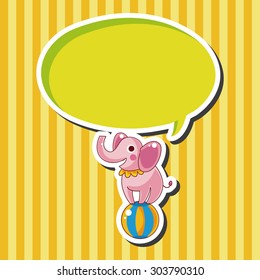 circus animal theme elements vector,eps