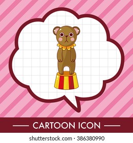 circus animal theme elements vector,eps