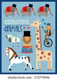 circus animal vector/illustration