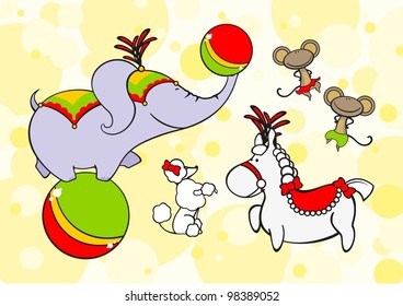 Circus animals