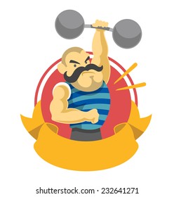 1,403 Strongman vintage illustrations Images, Stock Photos & Vectors ...