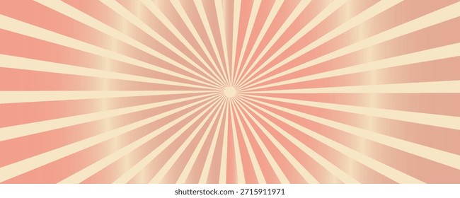 Zirkus Hintergrund und Spiral Retro Strahlen Vektormuster. Vintage-Poster von rot-weißer Sonne oder Stern geplatzt radialen Linien mit Grunge-Textur, Zirkus, Karneval, Sommermesse oder Chapiteau Hintergrund,eps.10