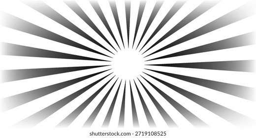 Fondo de circo de Ilustración vectorial de rayos naranjas amarillos en espiral. Patrón radial de Antiguas con rayos de sol o tira de estallido estelar. Circo, carnaval, feria de verano o fondo de chapiteau.	