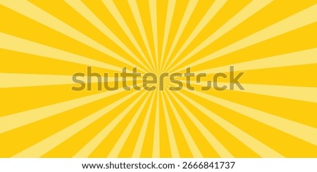 Circus background of spiral yellow orange rays vector illustration. Vintage radial pattern with sunbeams or starburst strip. Circus, carnival, summer fair or chapiteau backdrop.