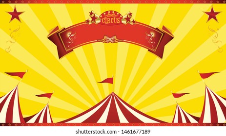 A circus background for your advertising