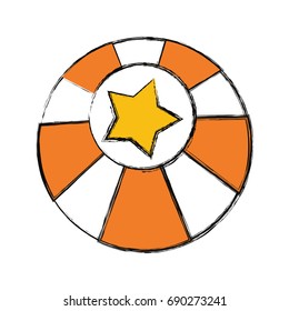 Circus ball isolated
