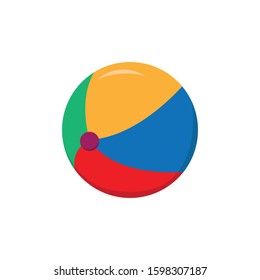 Circus ball simple illustration clip art vector