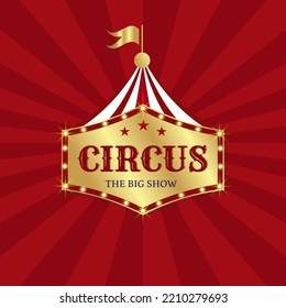 Circus banner. Carnival banner. Event banner