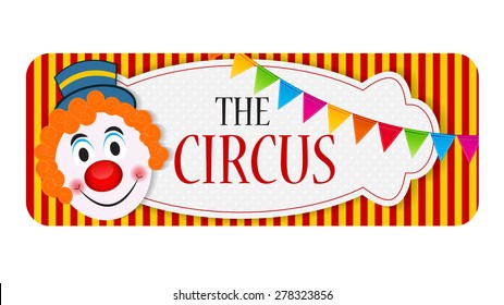 The Circus Banner Vector Illustration EPS10