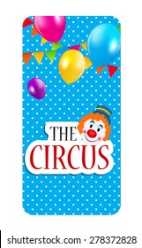 The Circus Banner Vector Illustration EPS10