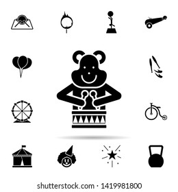 circus bear icon. Universal set of circus for website design and development, app development