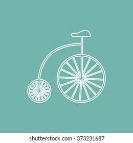 Circus bike icon