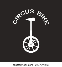 circus bike icon vector illustration symbol design