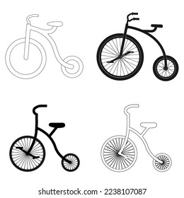 circus bike icon vector illustration symbol design