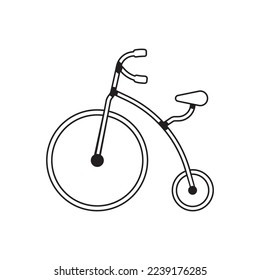 circus bike icon vector illustration symbol design