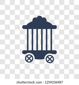 Circus Cage icon. Trendy Circus Cage logo concept on transparent background from Circus collection