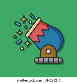 Circus Cannon vector icon