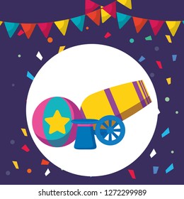 circus canon isolated icon