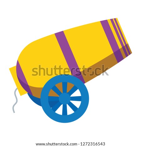 circus canon isolated icon
