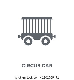 Circus Car icon. Circus Car design concept from Circus collection. Simple element vector illustration on white background.