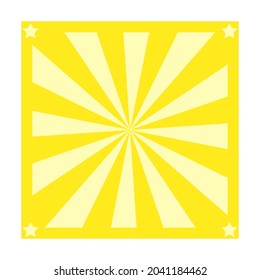 Circo y fondo de carnaval, amarillo sobre blanco, ilustración vectorial