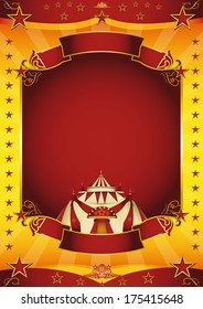 circus carnival. A baroque circus poster for you