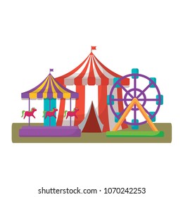 Diseño de carnaval de circo