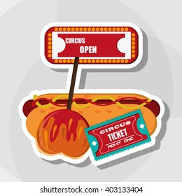 Circus and carnival design, vector illustration