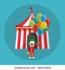 Circus and carnival design, vector illustration