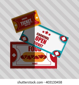 Circus and carnival design, vector illustration