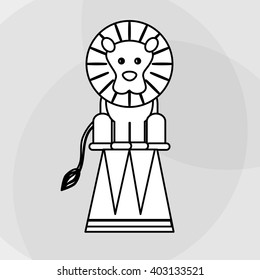 Circus and carnival design, vector illustration