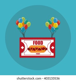 Circus and carnival design, vector illustration