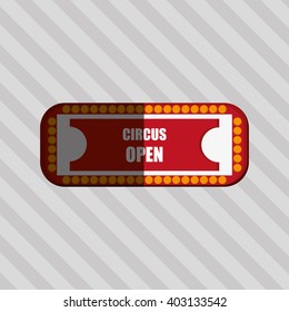 Circus and carnival design, vector illustration
