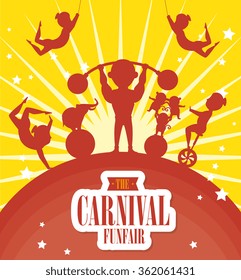 Circus carnival entertainment 
