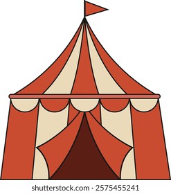 Circus Carnival Equipment Decoration for Design Element Templet