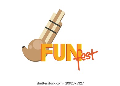 Circus or carnival logo design in fun and playful concept