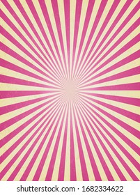 Circus or carnival template of swirl stripes stock banner. Old texture retro cinema sign. Background vector poster. Decorative background for posters, flyers, social media.