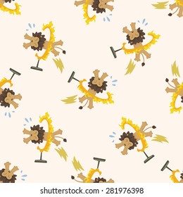 circus , cartoon seamless pattern background