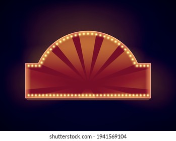 Circus Casino Retro Red Background