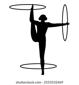 Circus or Chapiteau Black Silhouette Icon for Entertainment and Performance Themes