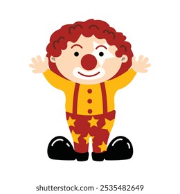 Circus Character Vector Illustration - Clown