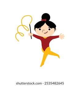 Circus Character Vector Illustration - Woman