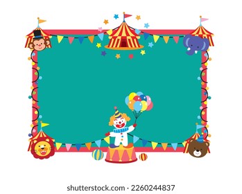 circo y payaso y animal
