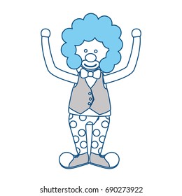 Circus clown cartoon