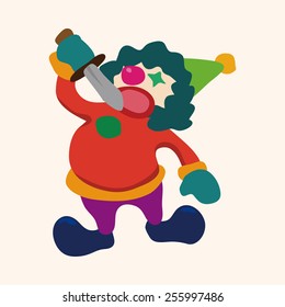circus clown theme elements