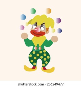 circus clown theme elements