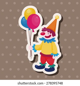 circus clown theme elements