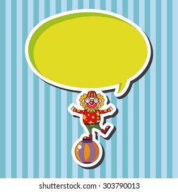 circus clown theme elements vector,eps