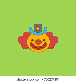 Circus clown Vector illustration