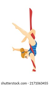 Circus composition with isolated vintage cartoon style image on blank background vector illustration
